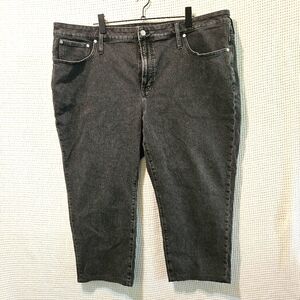 Madewell Sz 25 Black Women's Highrise Capris